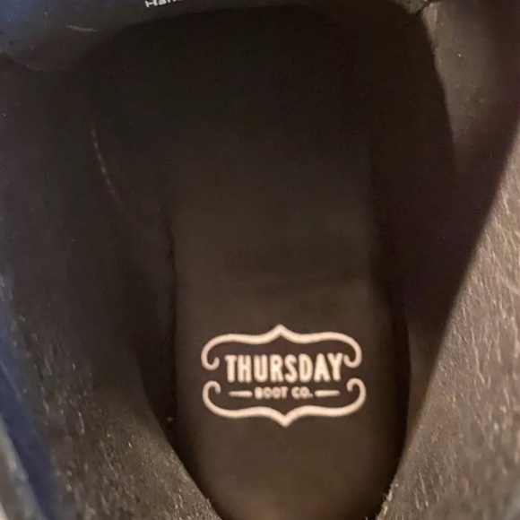 Thursday Boots Captain Size 10.5 in Black Matte - Picture 4 of 5